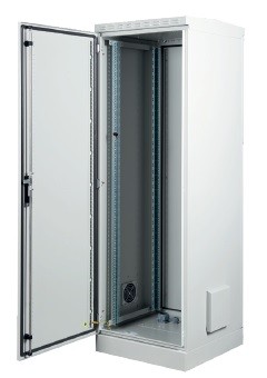 SAFEbox 32U 600x600 ÁLLÓ rack szekrény IP55 védettséggel kültéri 19" RAL7035 szürke